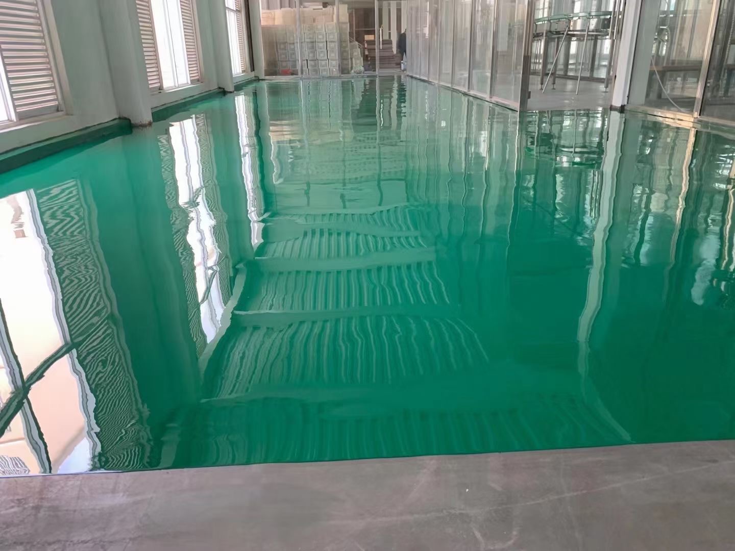 防靜電自流平地坪 